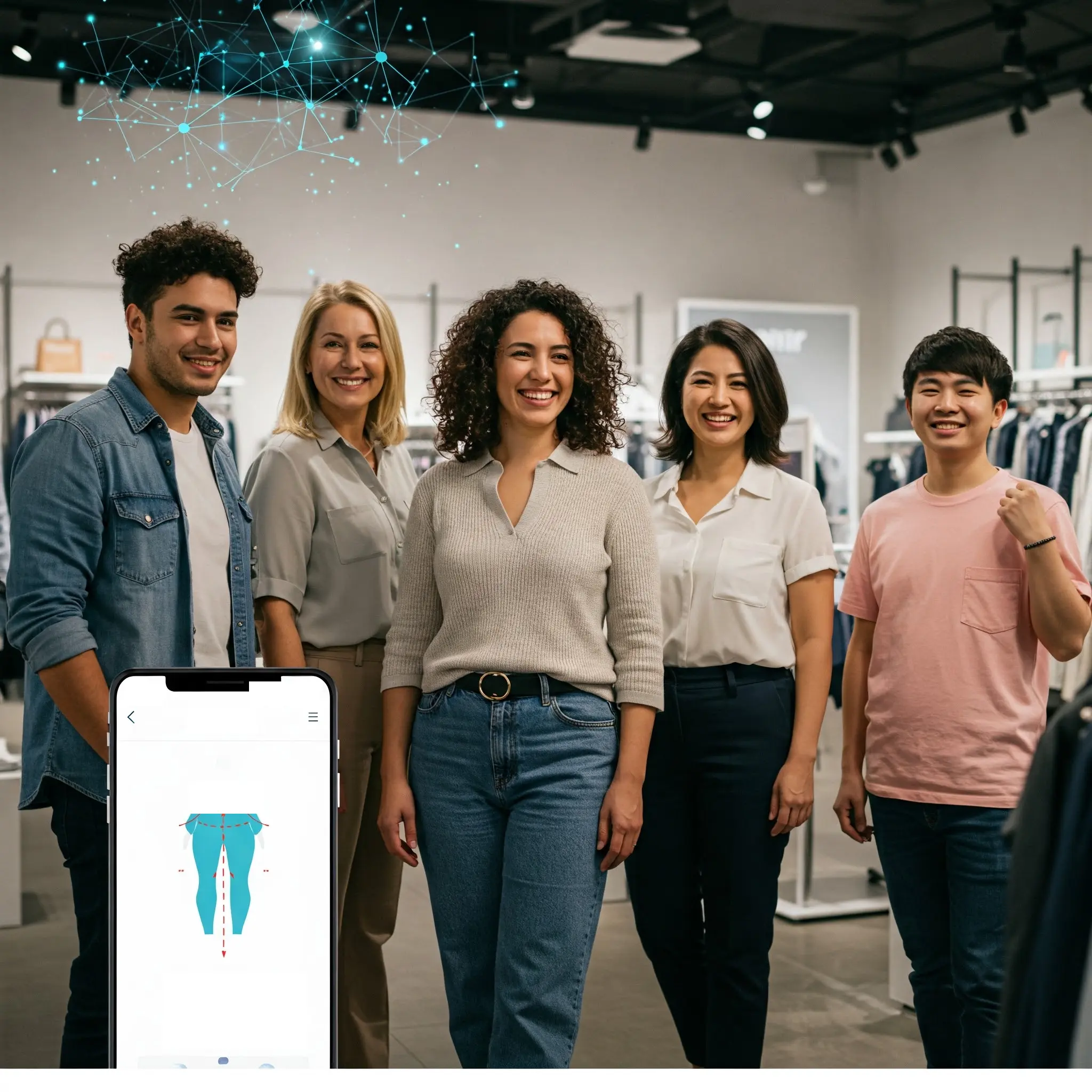 FitEz AI size recommendation tool for online fashion retailers, reducing size-related returns by guiding customers to the perfect fit.